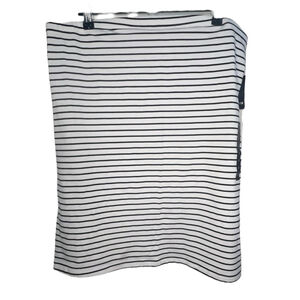 NWT Torrid Black And White Striped Fitted Sleeveless Tube Top